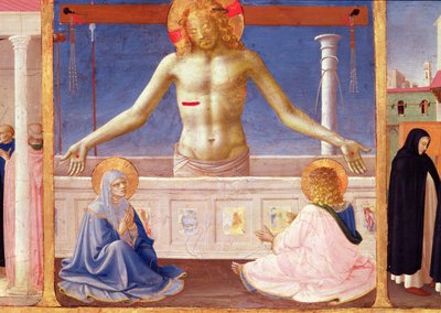 Cristo risorgente dalla sua tomba (dettaglio) da Fra Angelico